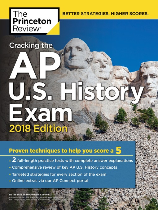 Title details for Cracking the AP U.S. History Exam, 2018 Edition by Princeton Review - Available